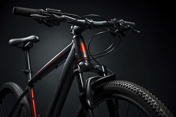 Close-up of bicycle repair work